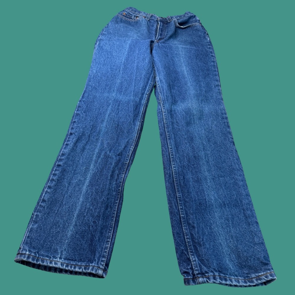 Levi's Womens Jeans 29x34 Size 12 Tall Made in USA 100% Cotton Straight Leg
